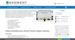 Desktop Screenshot of ekowent.com.pl